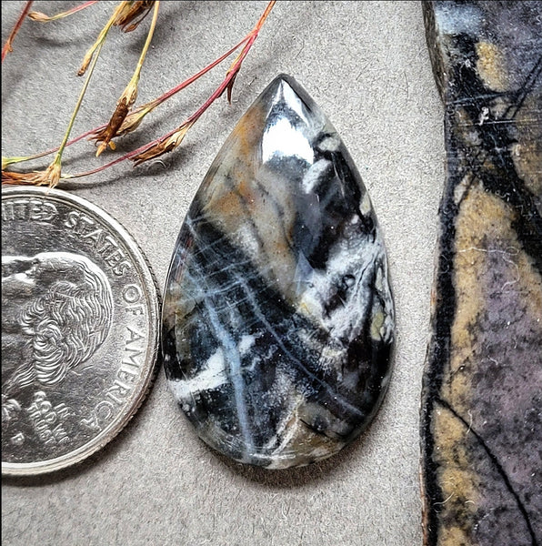 Picasso Teardrop Cabochon