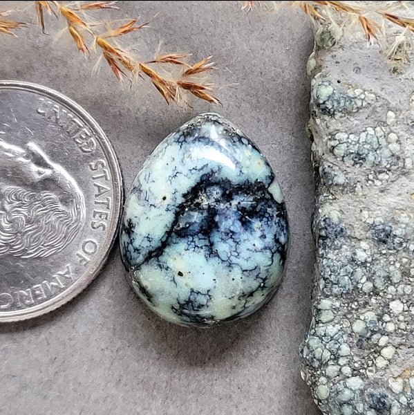 Poseidon Hi Top Teardrop Cabochon