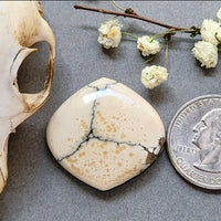 Ivory Creek Large Freeform Cabochon