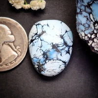White River Turquoise Freeform Cabochon