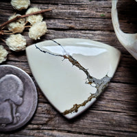Ivory Creek Variscite Large Trillion Cabochon