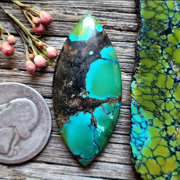 Hubei Turquoise Marquise Cabochon