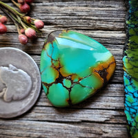 Hubei Turquoise Trillion Cabochon