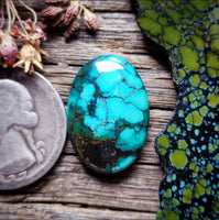 Hubei Turquoise Oval Cabochon