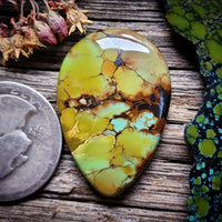 Hubei Turquoise Pear Shape Cabochon