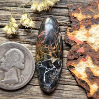 Iron Buffalo Skinny Oval Cabochon