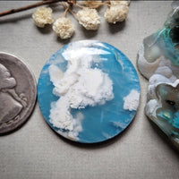 Skystone Doublet Round Cabochon