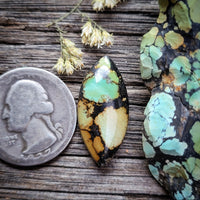 Natural Qingu Mine Turquoise Marquise Cabochon