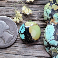 Natural Qingu Mine Turquoise Round Cabochon
