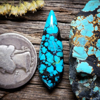 Moon River Turquoise Talon Cabochon