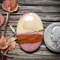 Red Falcon Jasper Oval Cabochon