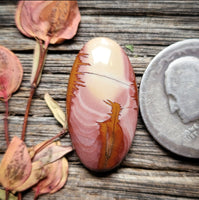 Red Falcon Jasper Oval Cabochon