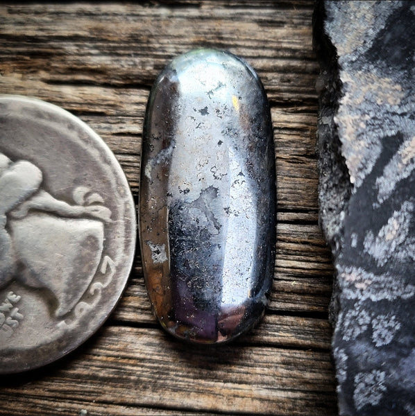 Native Silver Oval Cabochon
