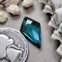 Saphyr Stone Rose Cut Kite Cabochon