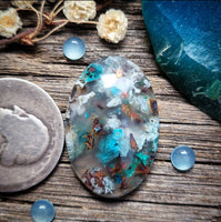 Sugarwater Agate Oval Cabochon