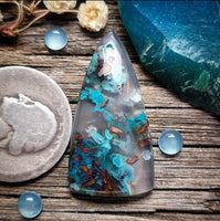 Sugarwater Agate Teardrop Cabochon