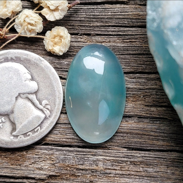 Aquaprase™ Oval Cabochon