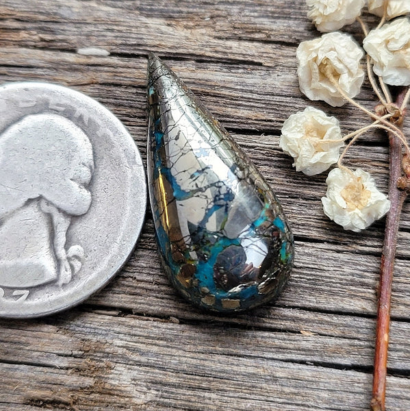 Morenci 2 Teardrop Cabochon