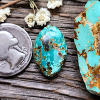 Evans Turquoise Marquise Cabochon