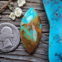 Patagonia Turquoise Marquise Cabochon