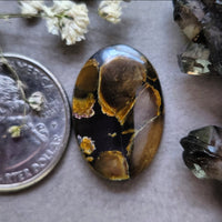 Dark Moon Oval Cabochon