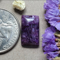 Charoite Small Bar Cabochon