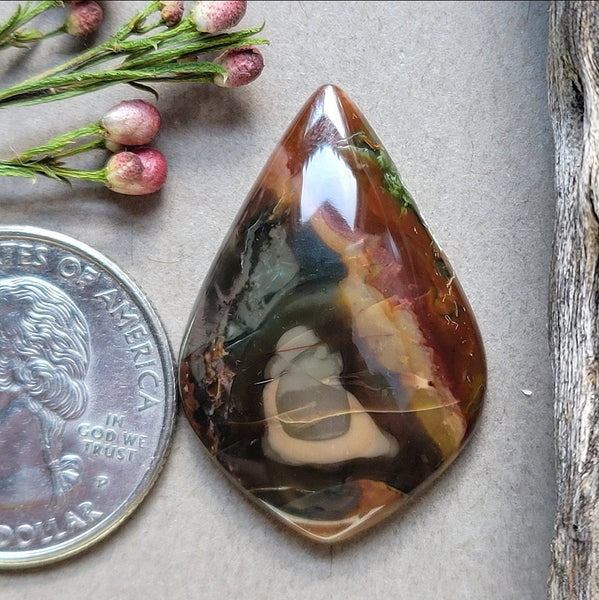 Morrisonite Teardrop Cabochon