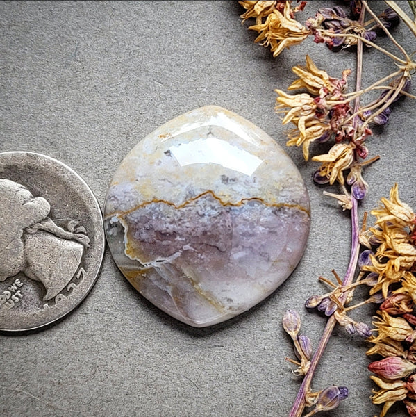 Sunset Jasper Marquise Cabochon