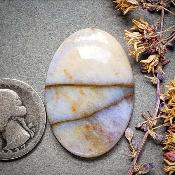 Sunset Jasper Large Oval Cabochon