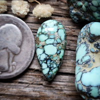 Angel Wing Variscite Drop Cabochon