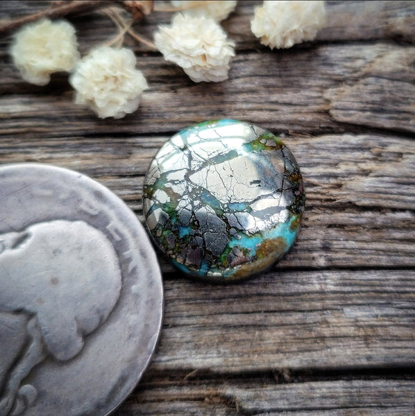 Morenci 2 Turquoise Oval Cabochon