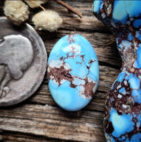 Natural Lavender Turquoise Oval Cabochon
