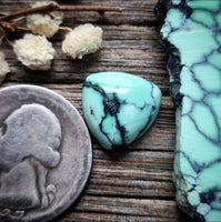 Natural Desert Oasis Pit #2 Drop Cabochon