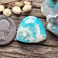 Skystone Doublet Trillion Cabochon