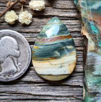 Gary Green Drop  Cabochon