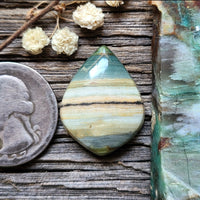 Gary Green Drop  Cabochon