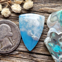 Skystone Doublet Shield Cabochon