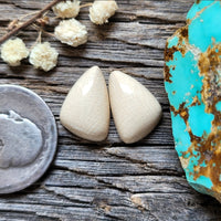 WMT Tiny Freeform Earring Pair Cabochon