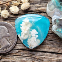 Skystone Doublet Trillion Cabochon