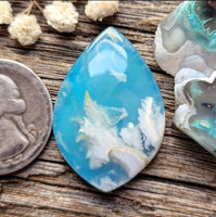 Skystone Doublet Drop Cabochon