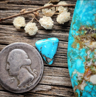 Kingman Turquoise Mountain Tiny Triangle Cabochon