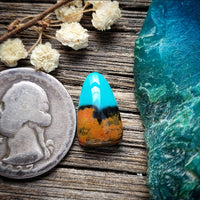 Bacan Gem Silica Drop Cabochon