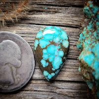 #8 Turquoise Teardrop Cabochon