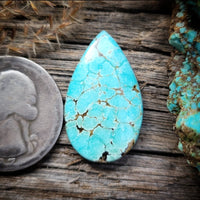 #8 Turquoise Drop Cabochon