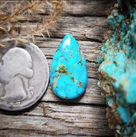 Turquoise Mountain Drop Cabochon