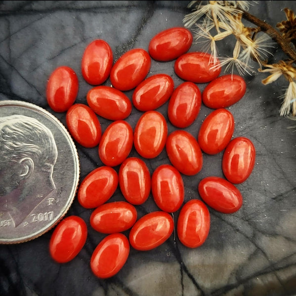 Ethically Sourced 4x6mm Dyed Bamboo Coral