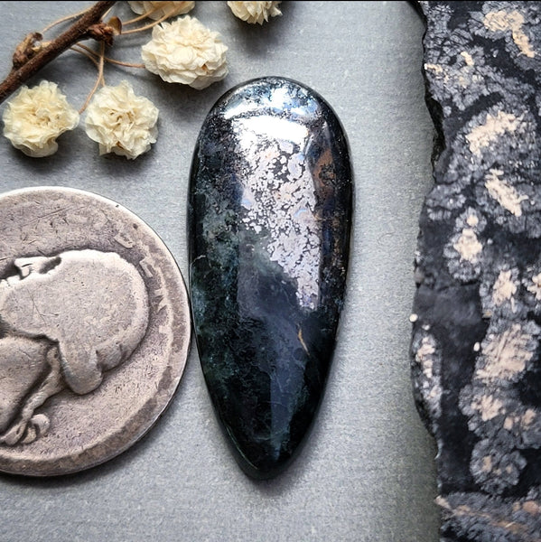 Native Silver Talon Cabochon