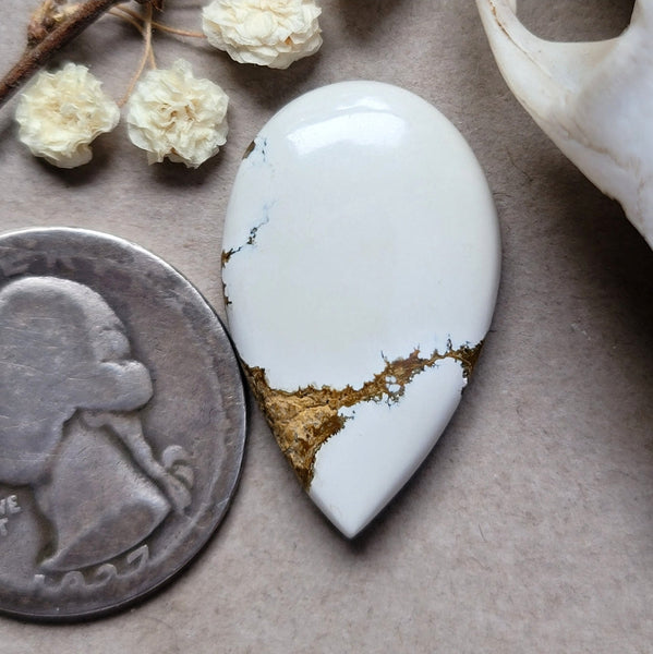 Ivory Creek Teardrop Cabochon
