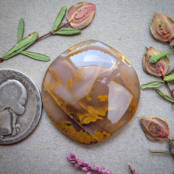 Oregon Sunset Jasper Statement Marquise Cabochon