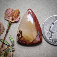Red Falcon Jasper Shield Cabochon